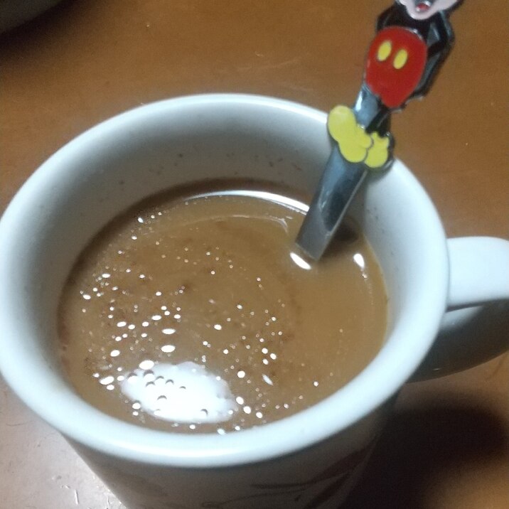寒い朝の至福のコーヒー